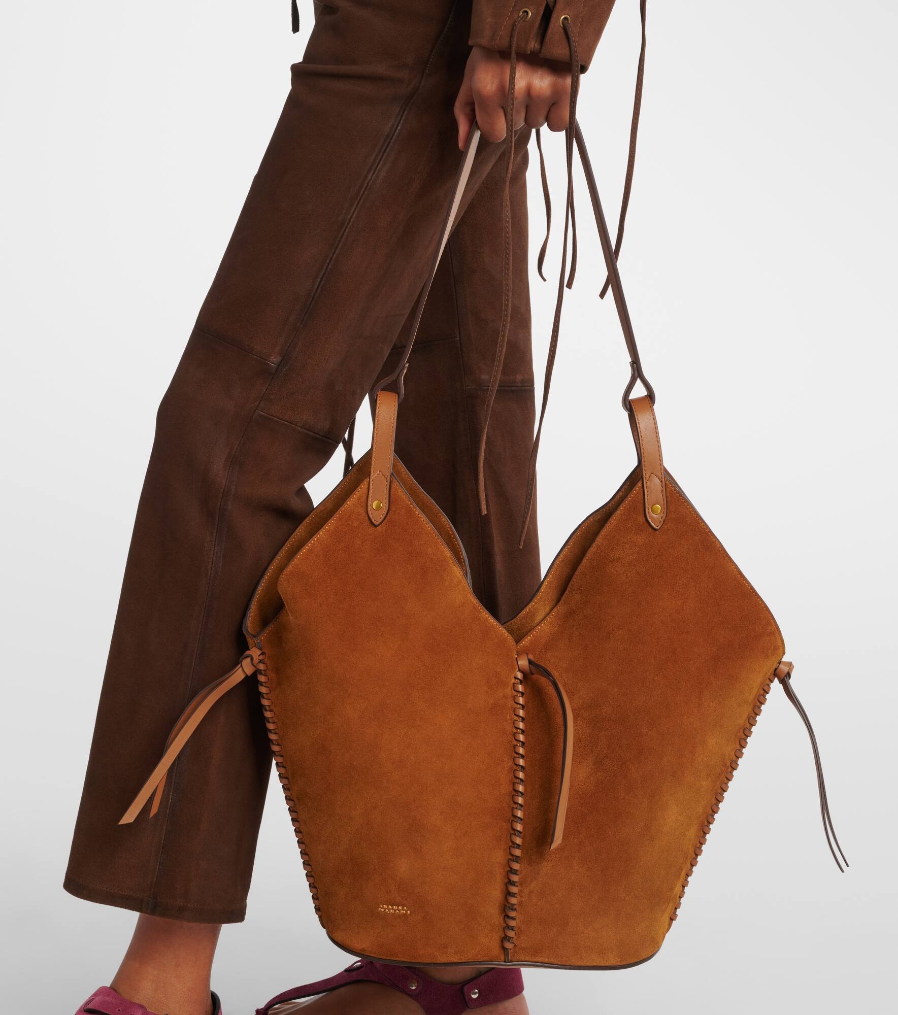 Tampa suede shoulder bag - 6