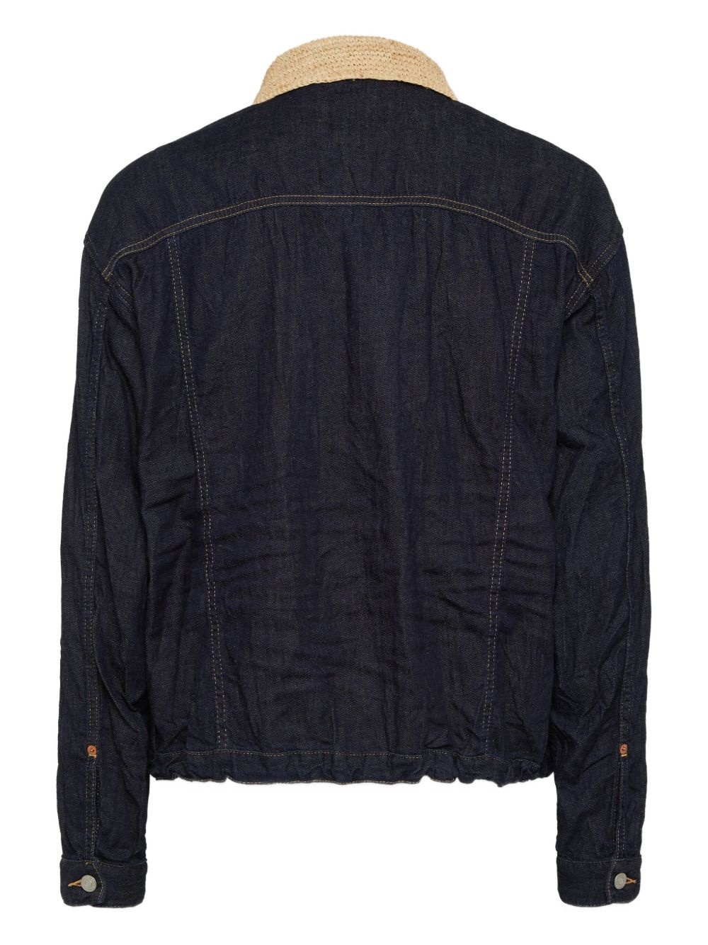cotton-blend denim jacket - 2