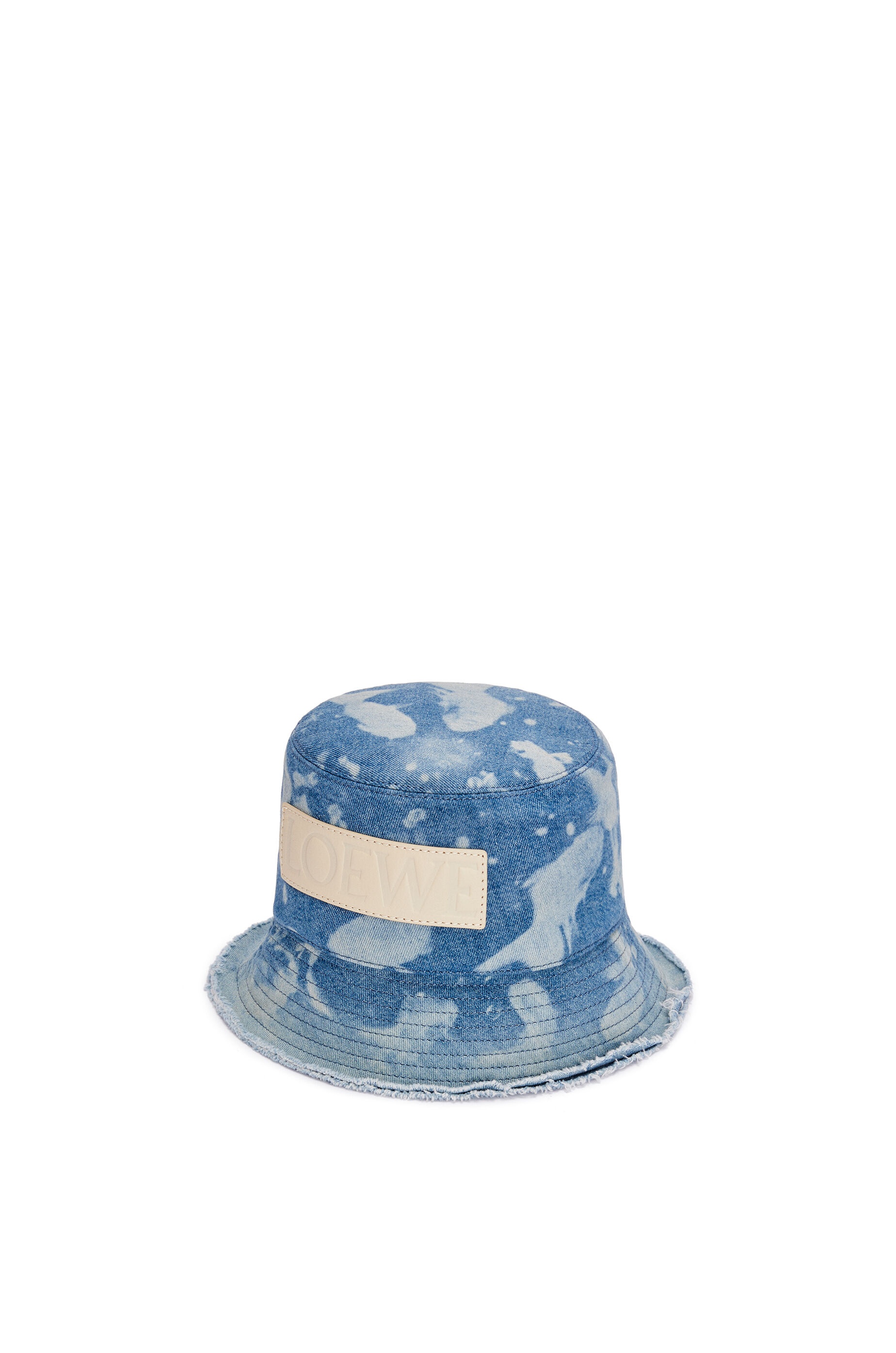 Fish bucket hat in denim - 4