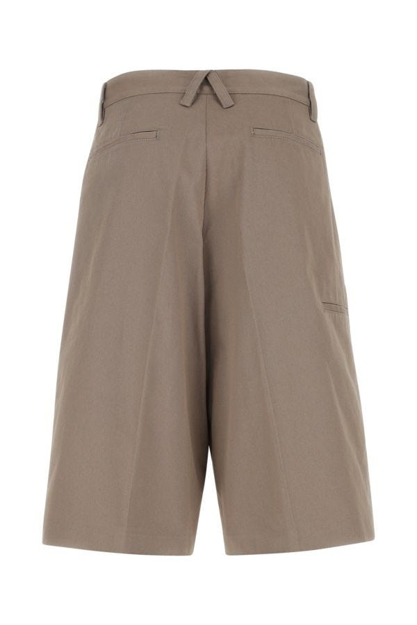 Dove grey denim bermuda shorts - 2