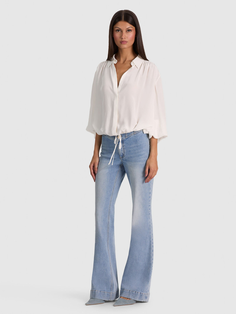 MARGAUX TIE FRONT BLOUSE 6