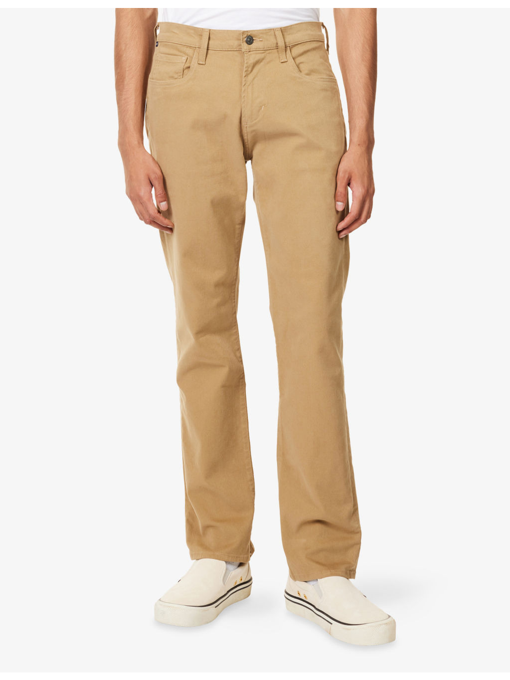Elijah Straight-Leg Stretch-Denim And Cashmere Jeans - 3