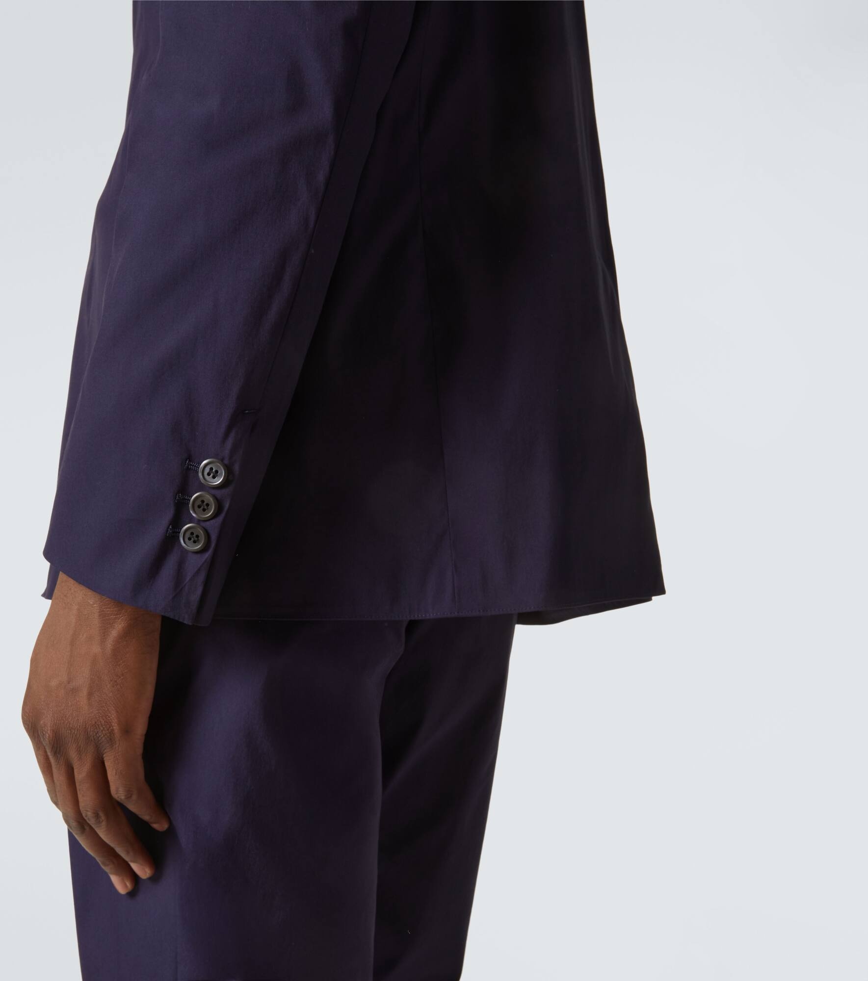 Cotton-blend poplin blouson - 6