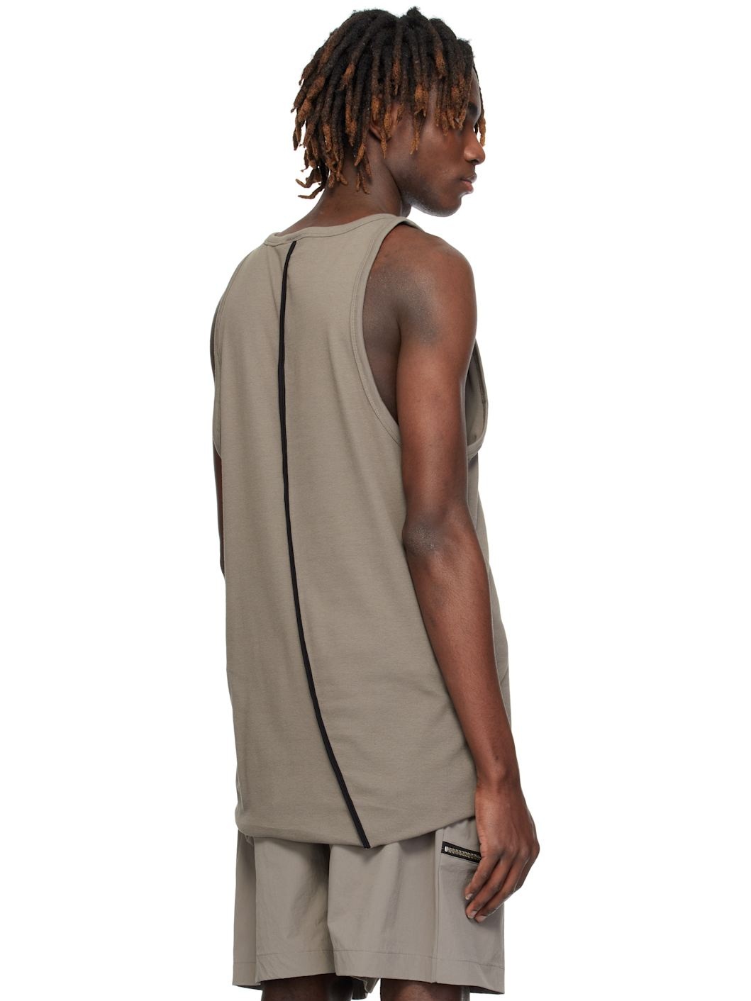 Taupe M TS 854 Tank Top - 3