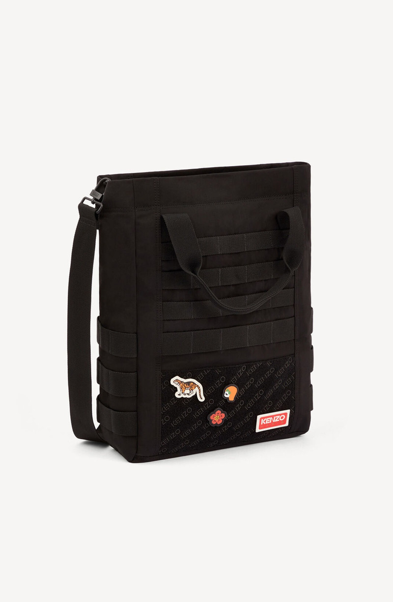 KENZO Jungle tote with badges 1