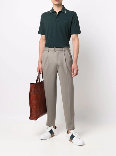 Z Zegna logo-embroidered polo shirt outlook