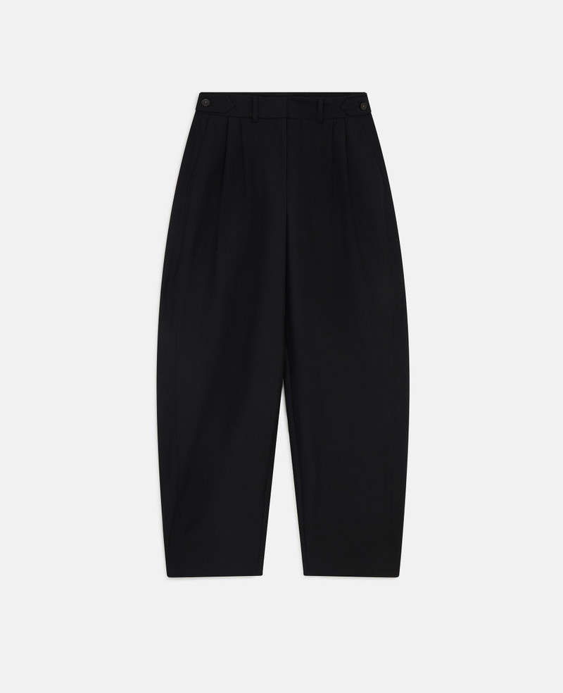 Pleated Wide Leg Trousers - 1