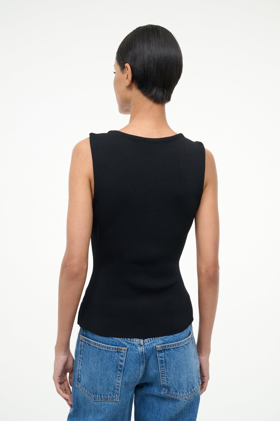 STAUD MARISA TOP BLACK - 4