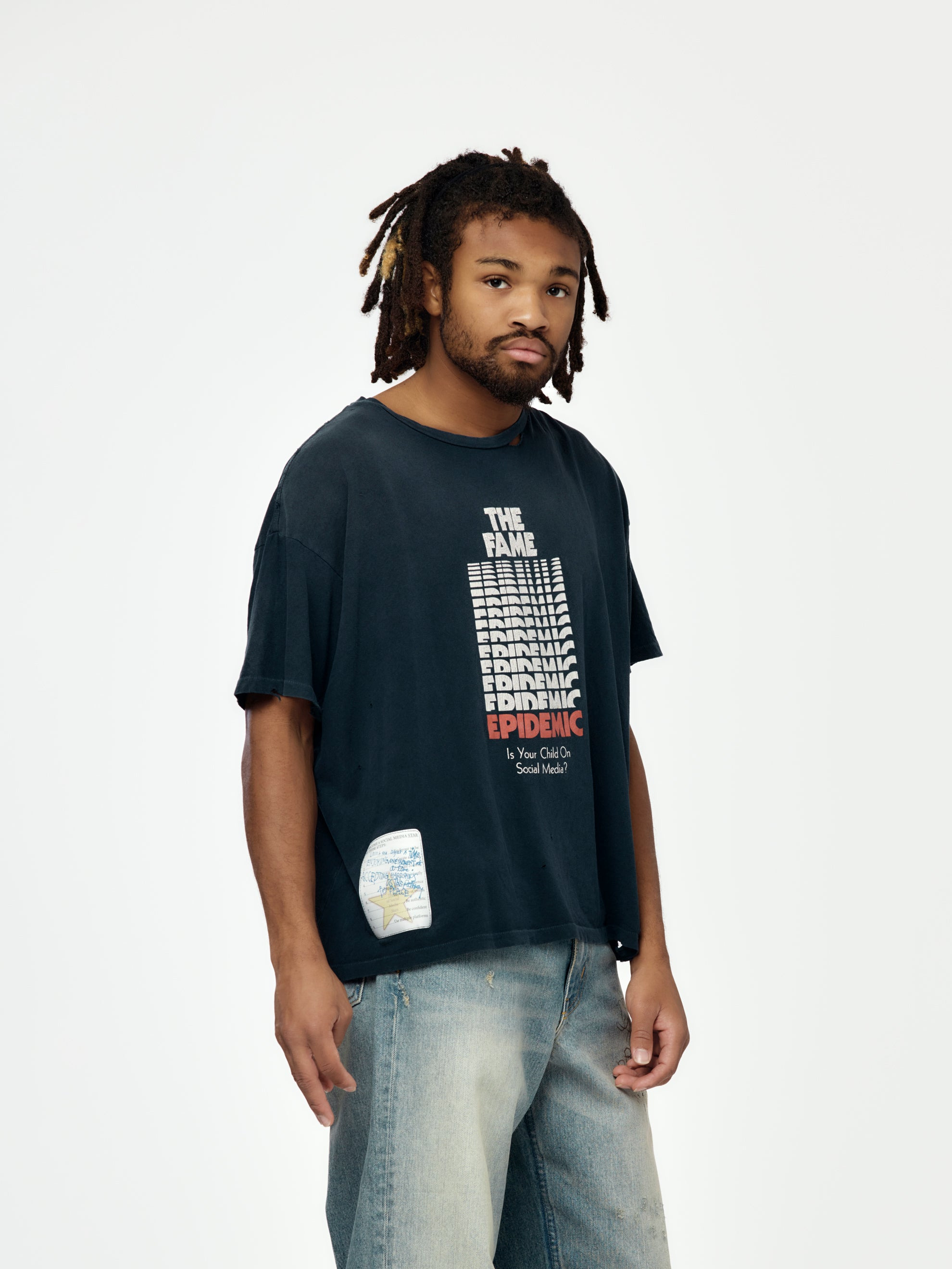FAME EPIDEMIC TEE (VINTAGE BLACK) - 2