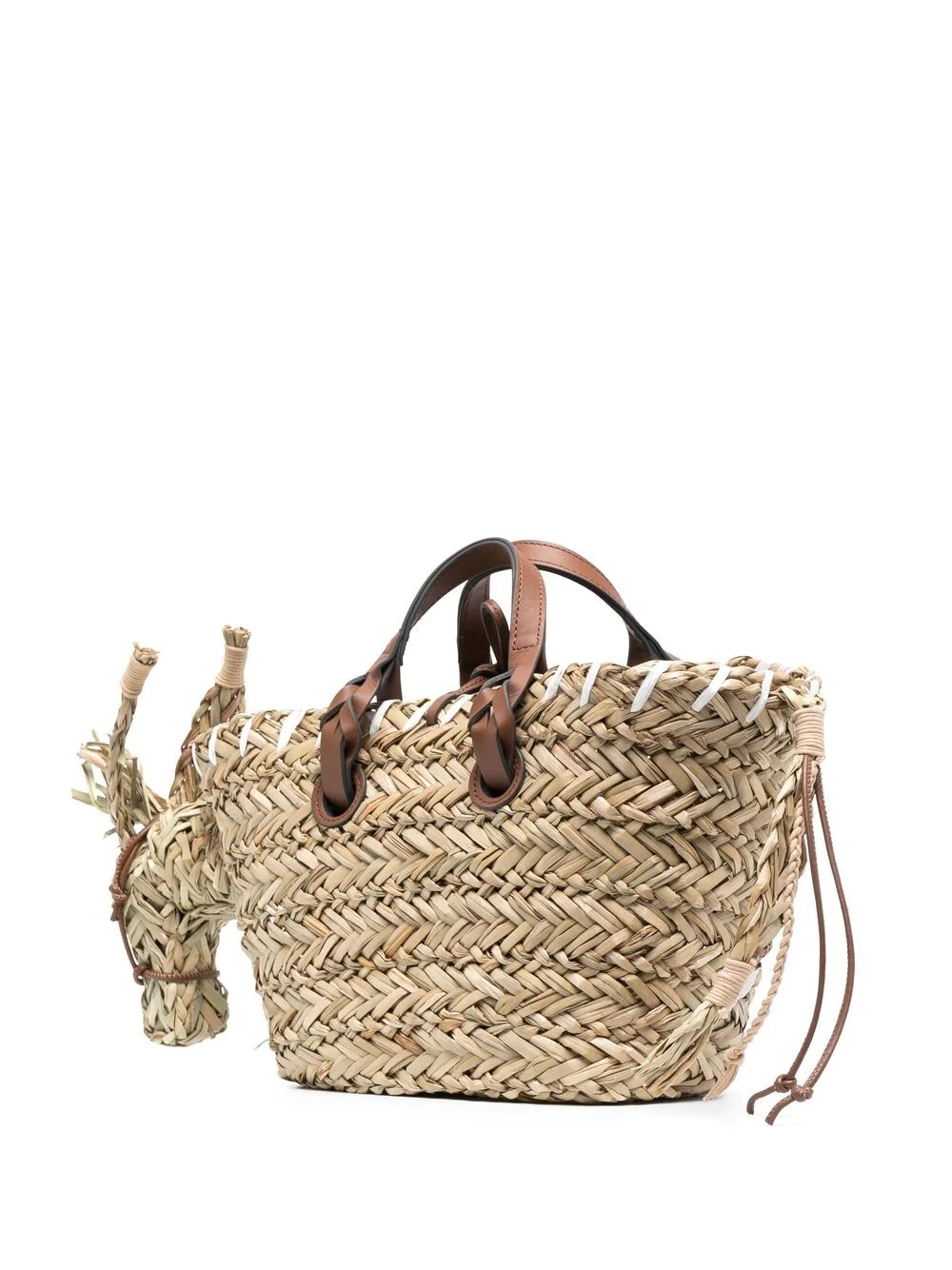 donkey basket tote bag - 3