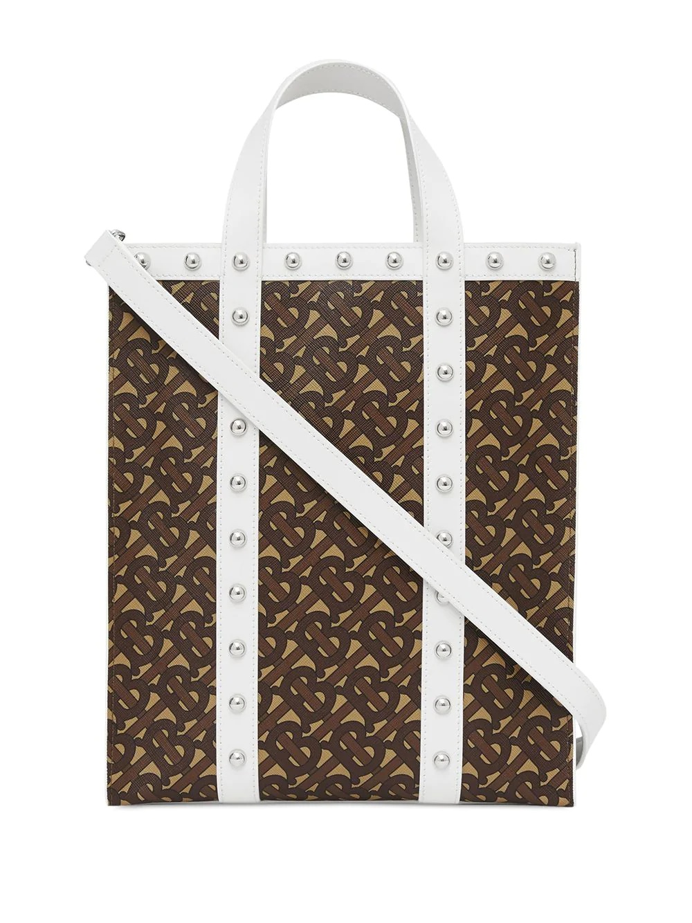 small TB monogram print tote - 3