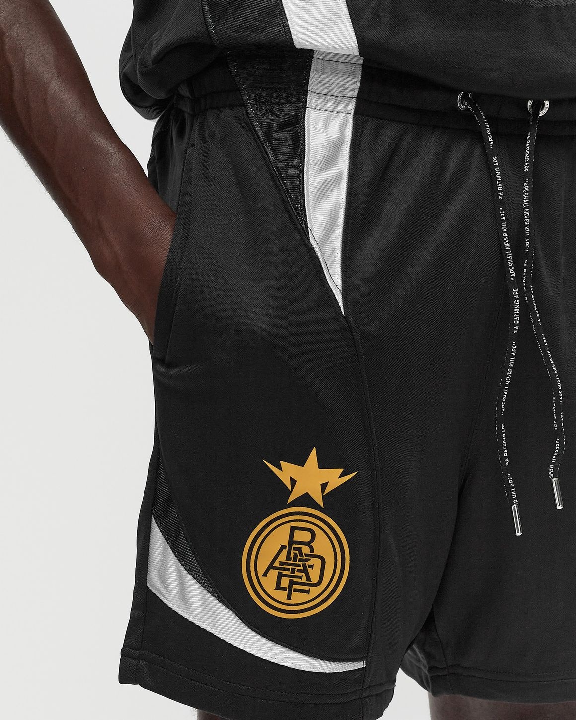 MULTI LOGO RELAXED FIT SOCCER SHORTS - 4