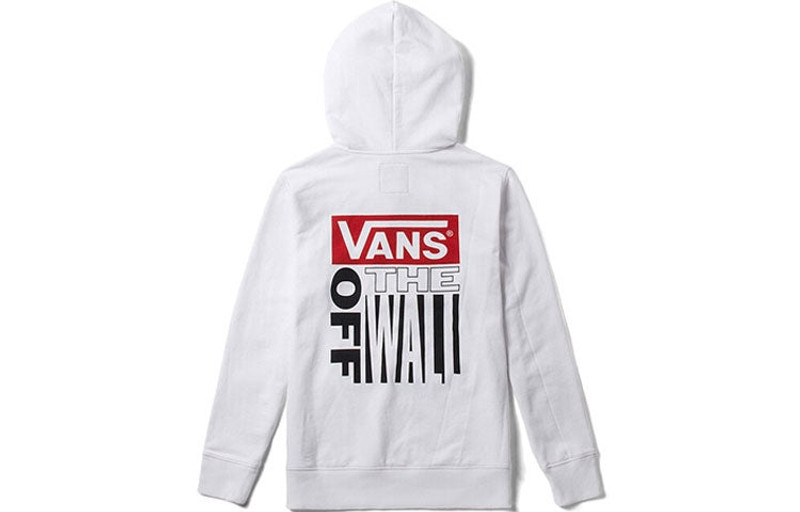 Vans Vans Back Printing Pattern Casual Couple Style White VN0A3QTRWHT outlook