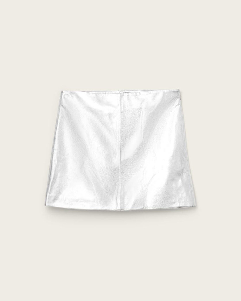 RENAI LEATHER MINI SKIRT 1