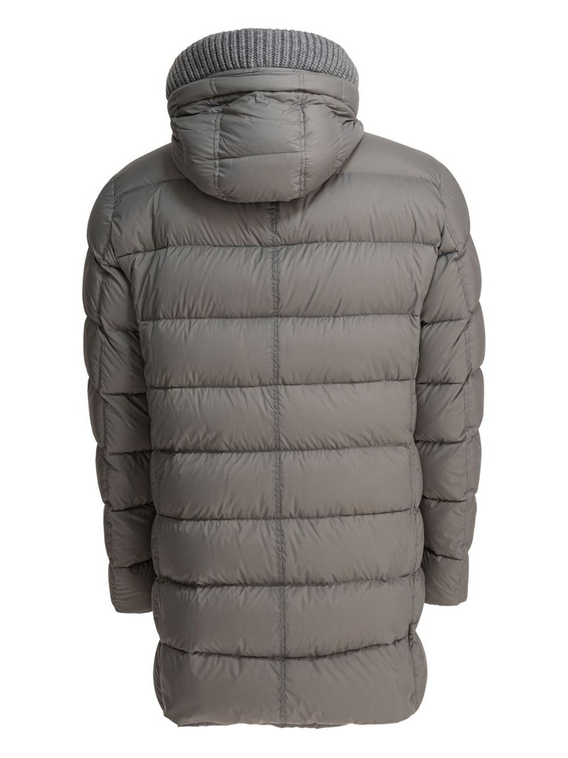 Herno hooded coat outlook