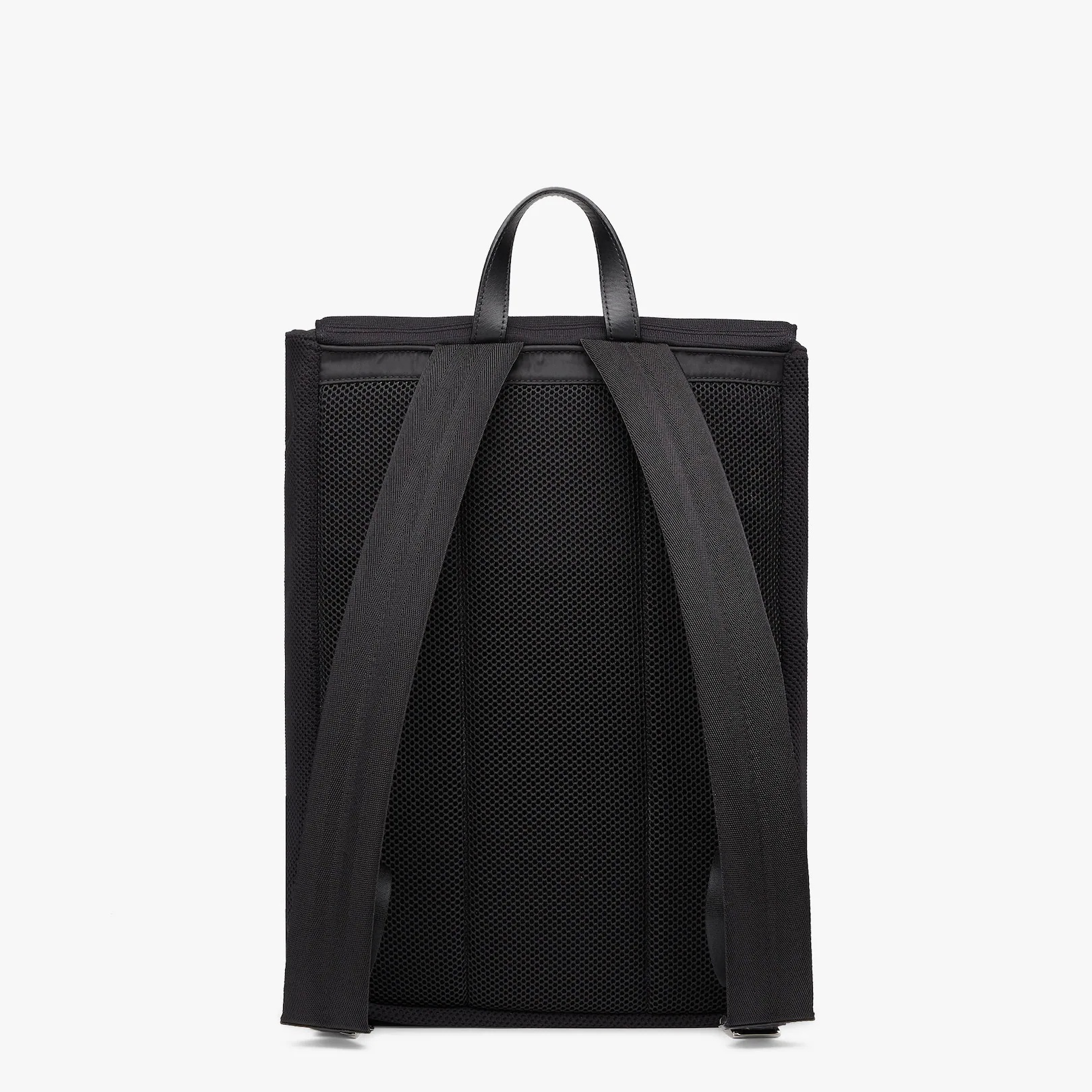 Black fabric backpack - 3