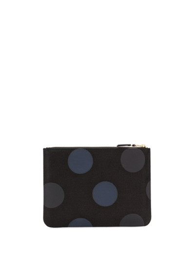 Comme Des Garçons polka dot printed wallet outlook