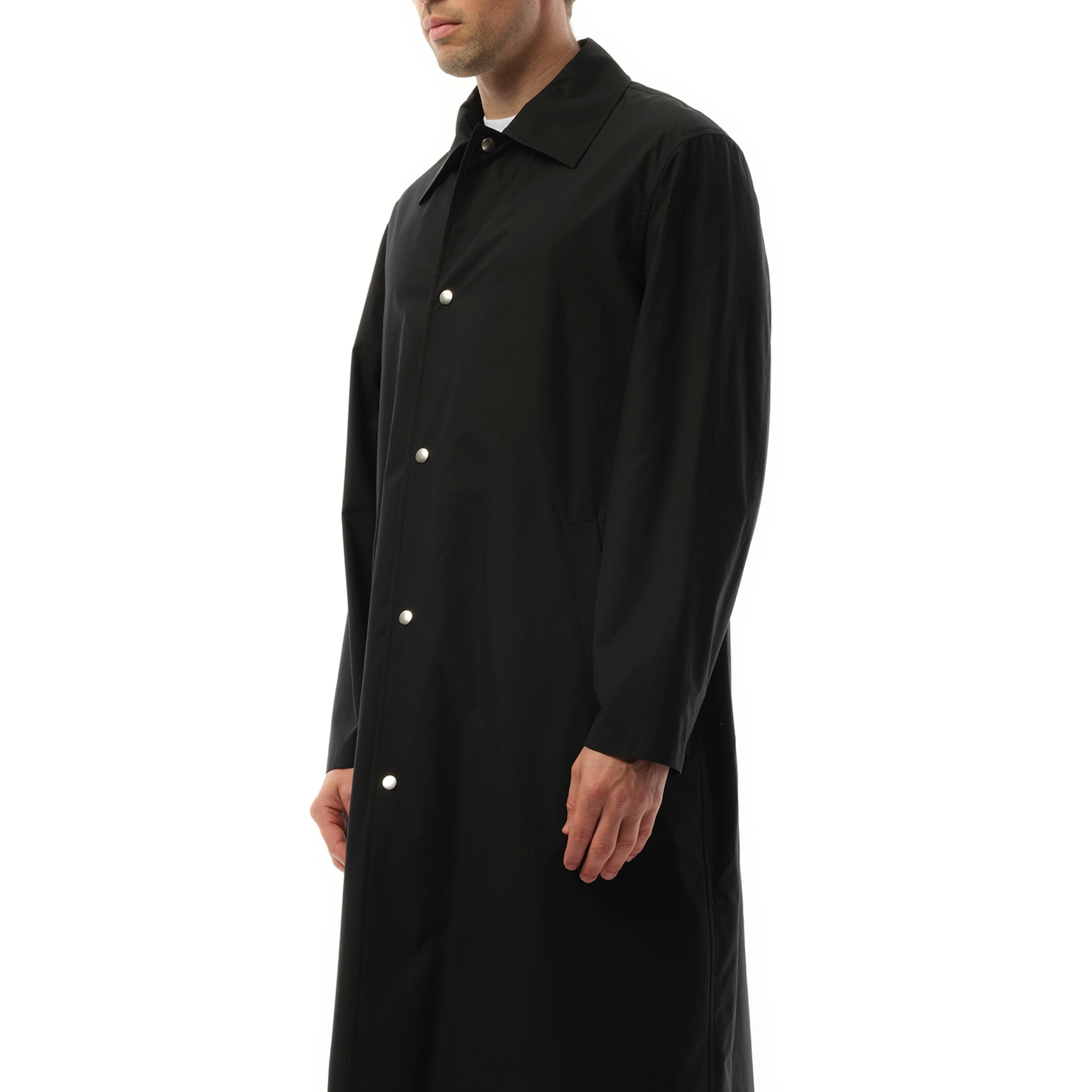 Jil Sander Logo Parka in Black - 5
