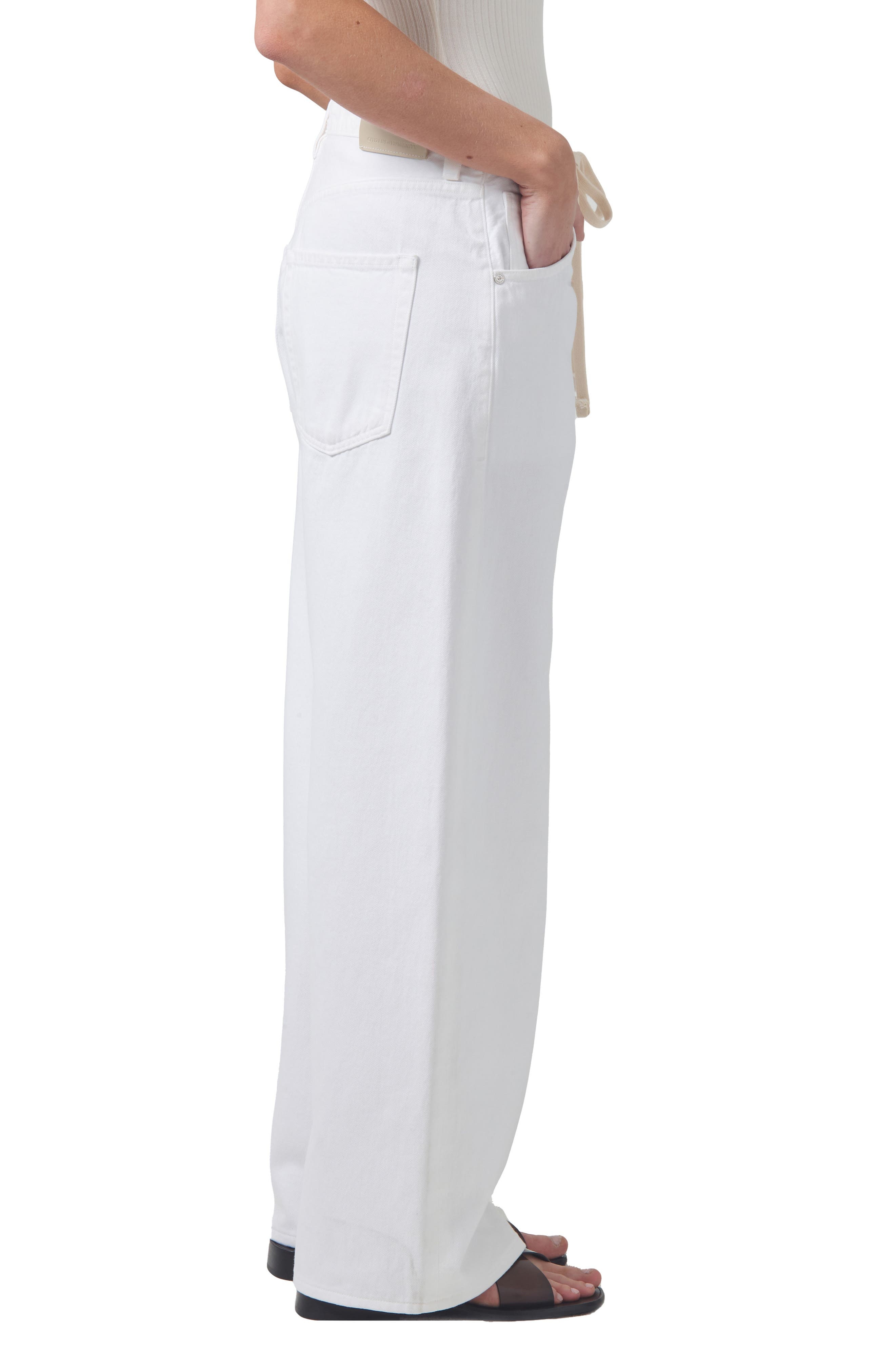 Citizens of Humanity Brynn Wide Leg Organic Cotton Trouser Jeans in Tulip at Nordstrom - 3