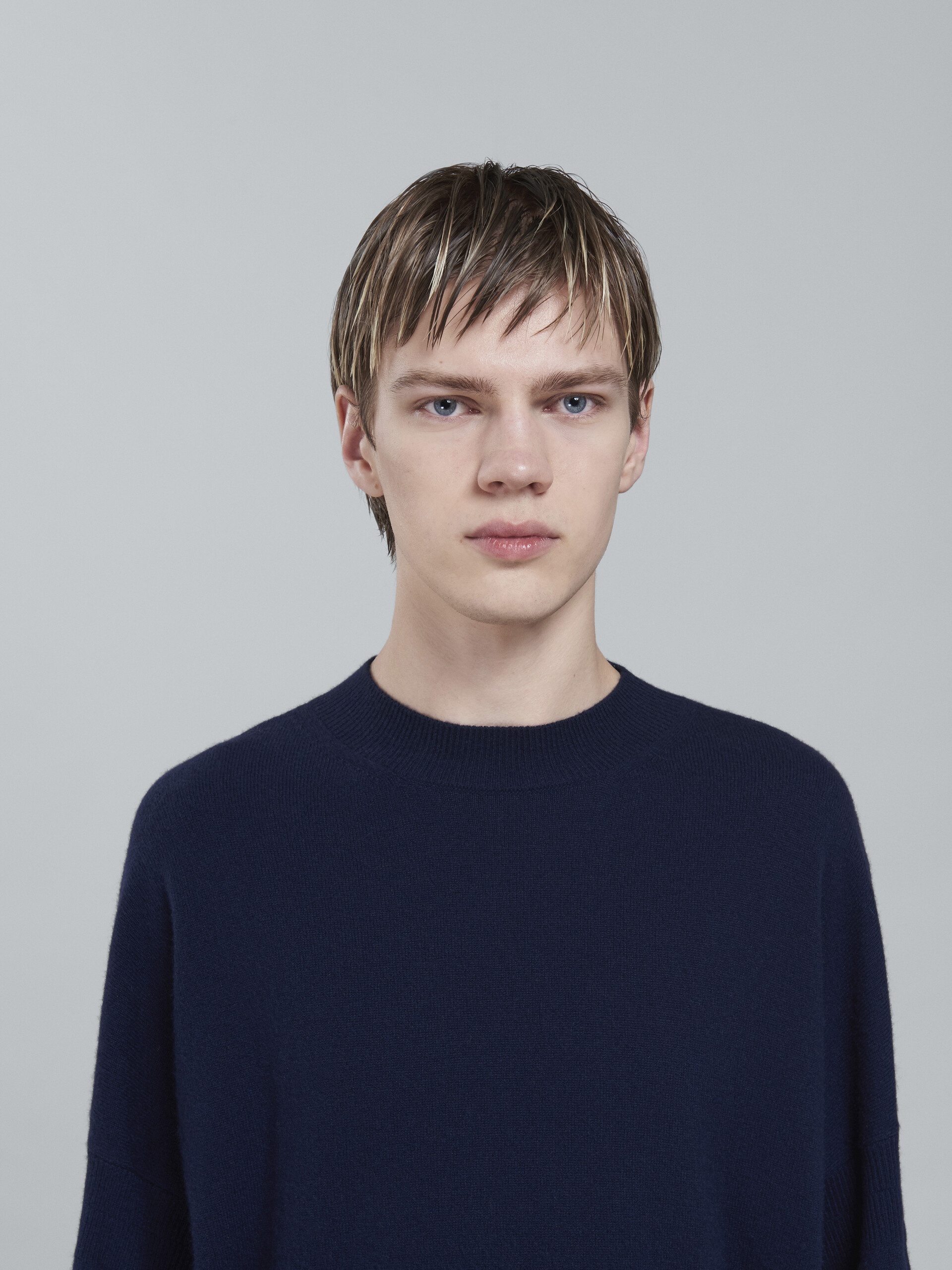 LOGO CASHMERE CREWNECK SWEATER - 4
