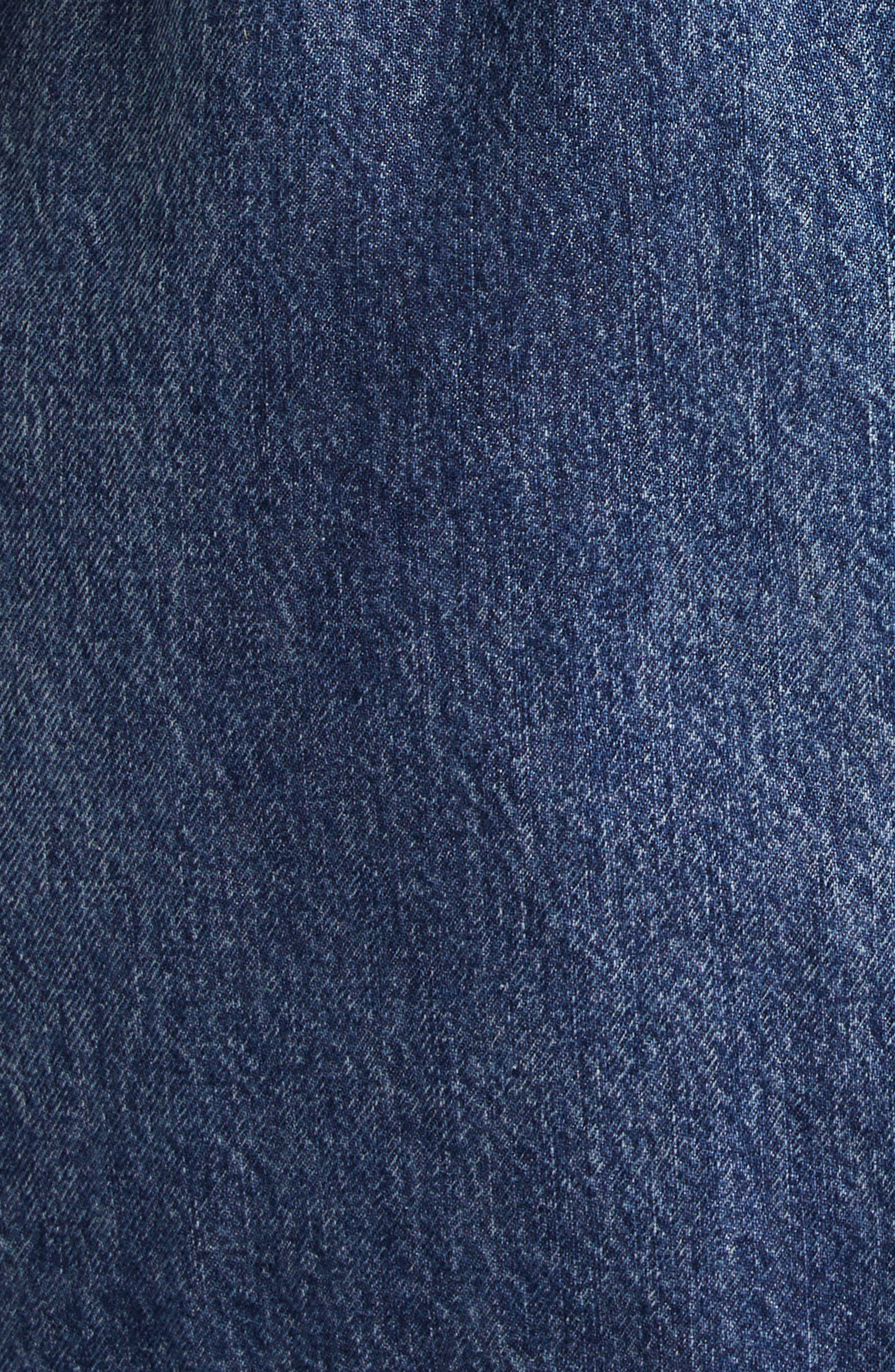 SPORTMAX Carabo Denim Minidress in Navy at Nordstrom - 6