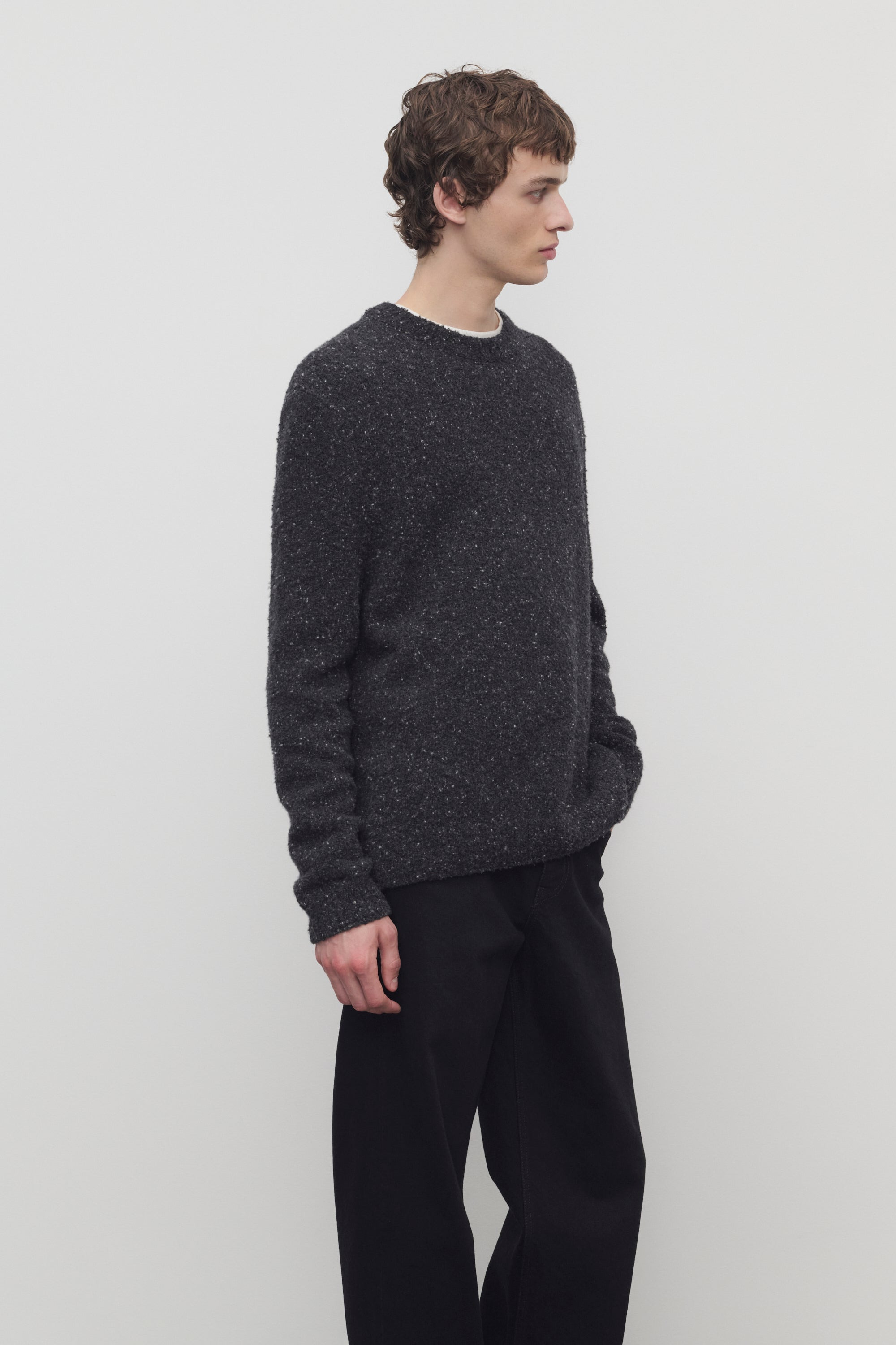 Aksel Sweater in Cashmere Tweed - 4