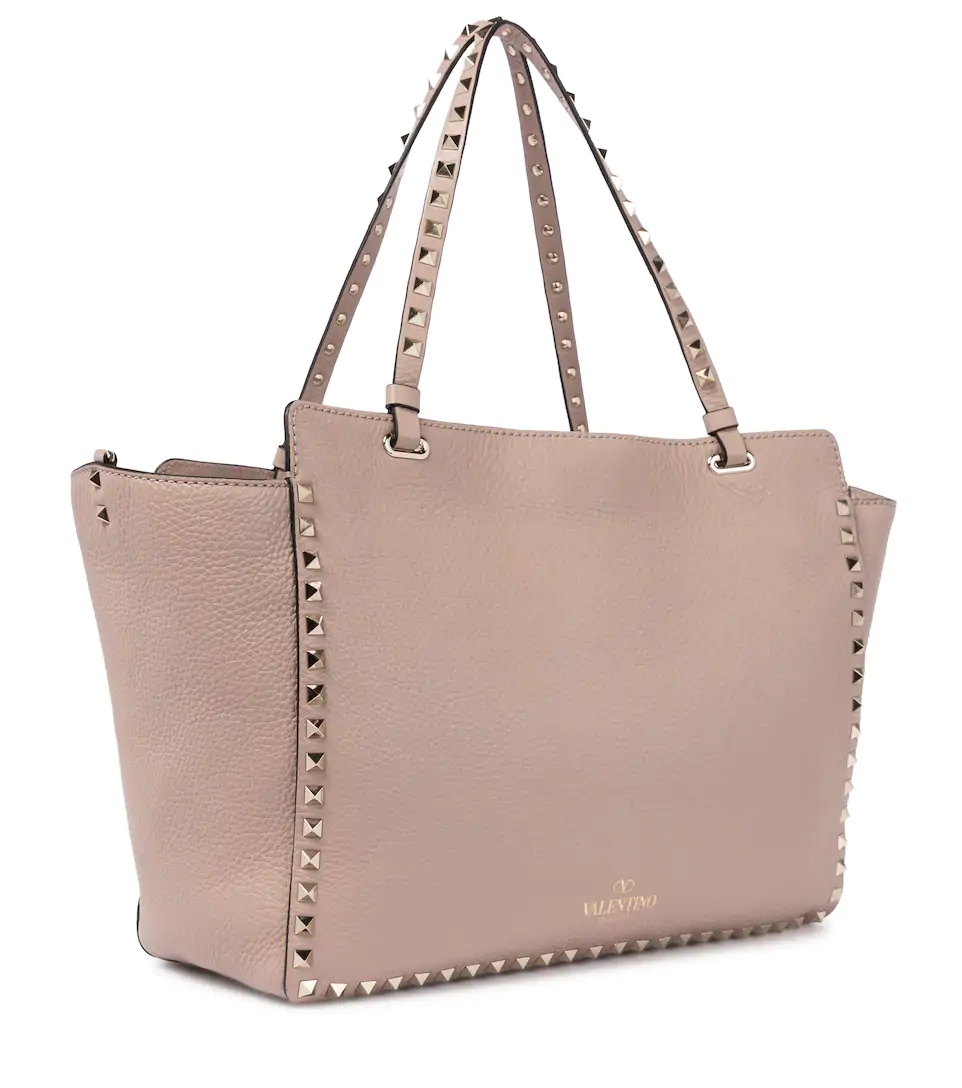 Rockstud Medium leather tote bag - 4