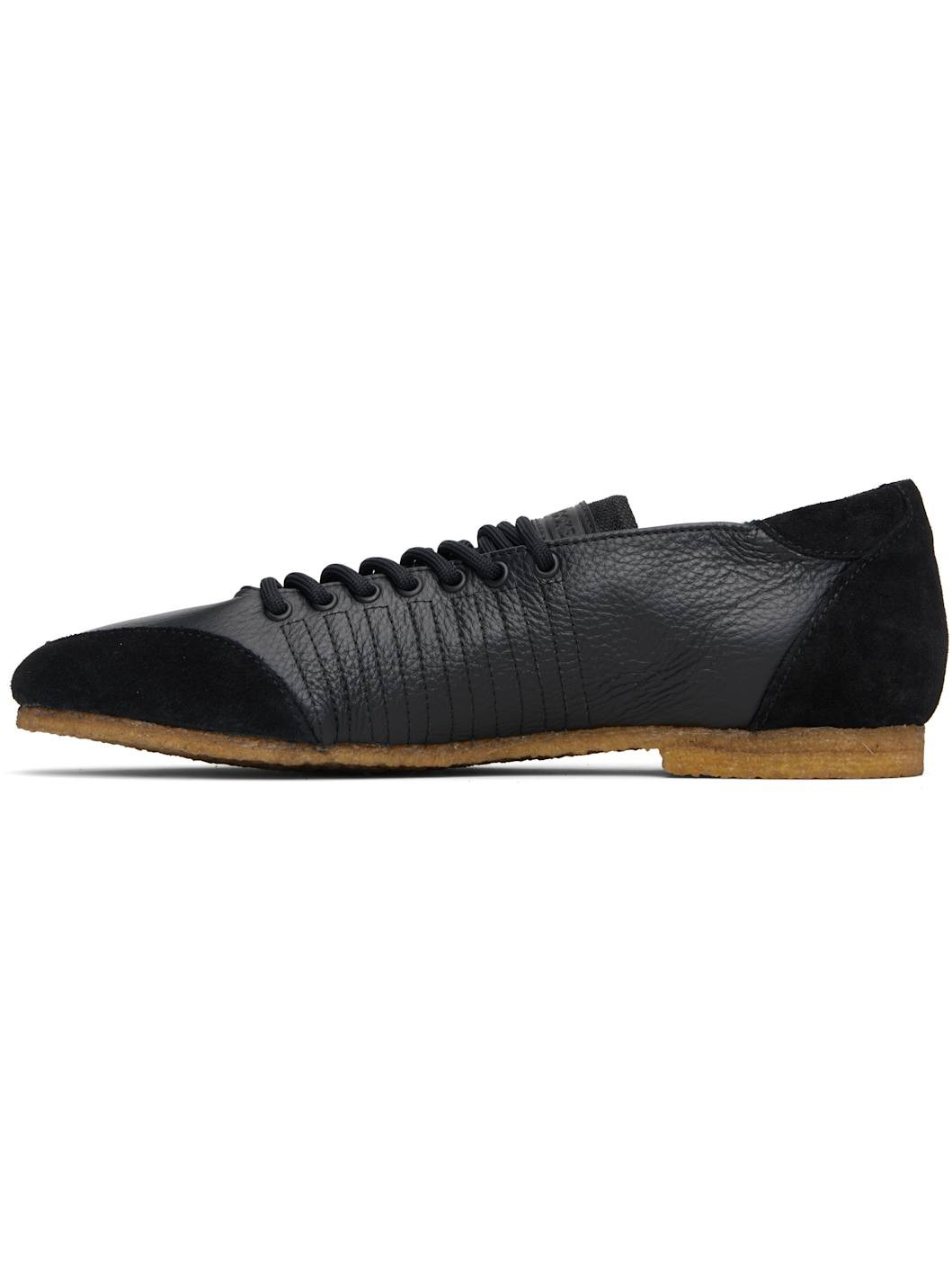 Black Lace Trainer Sneakers - 3