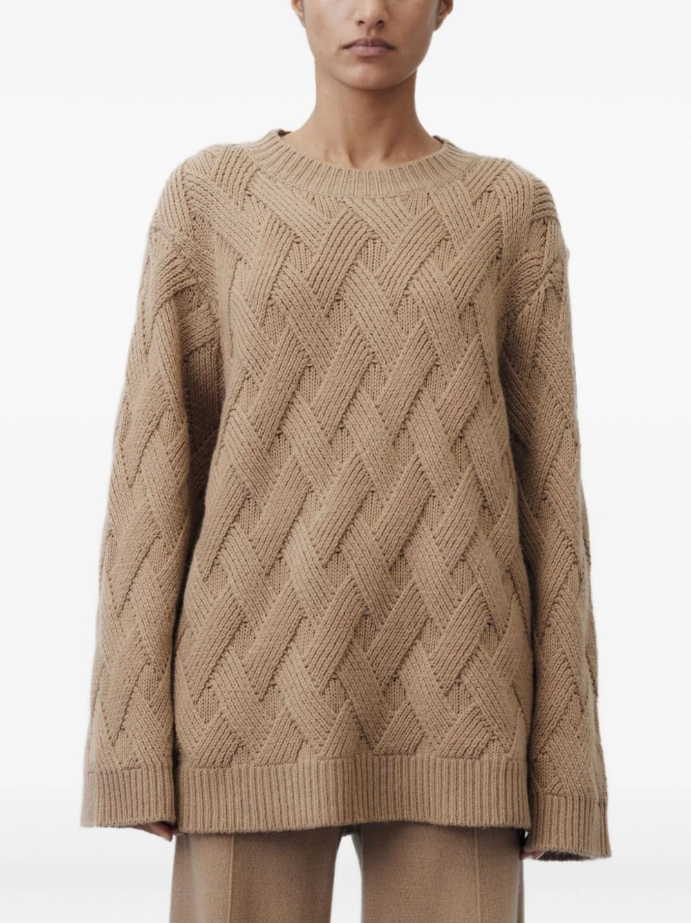 wool blend sweater - 1