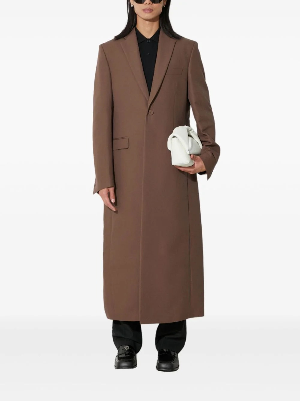 single-breasted coat - 1