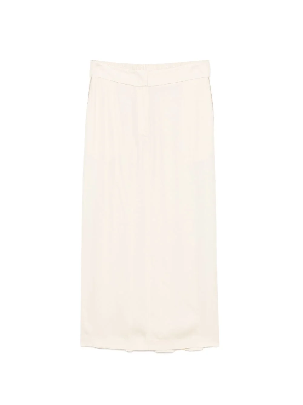 elasticated-waistband midi skirt - 1