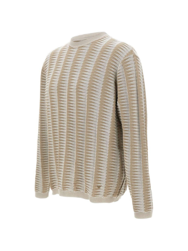 jacquard two-tone sweater 3
