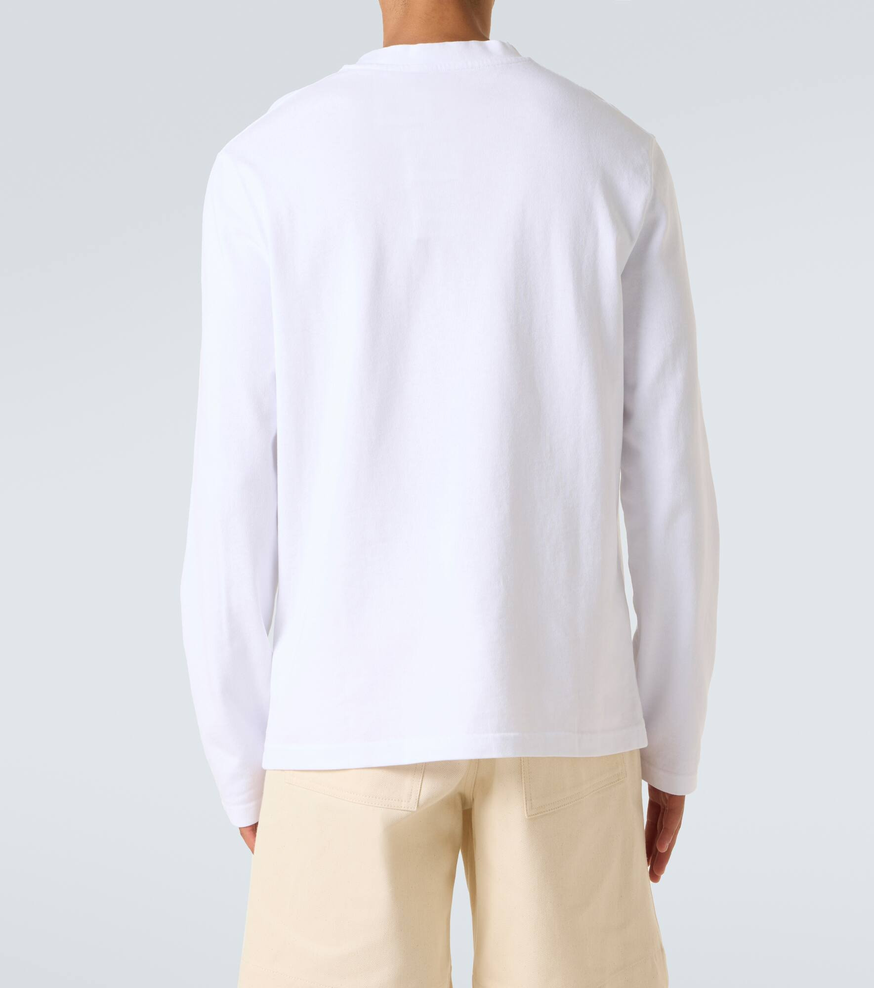 Gros Grain cotton fleece T-shirt - 4