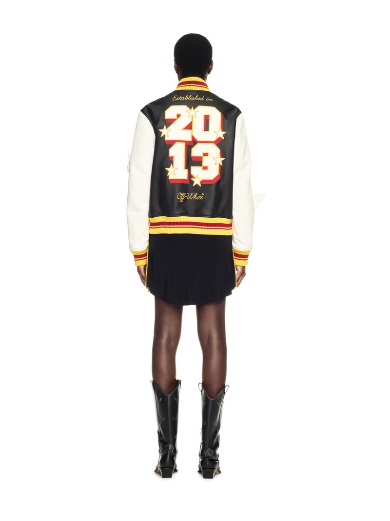 Black Butterfly Leather Varsity 4