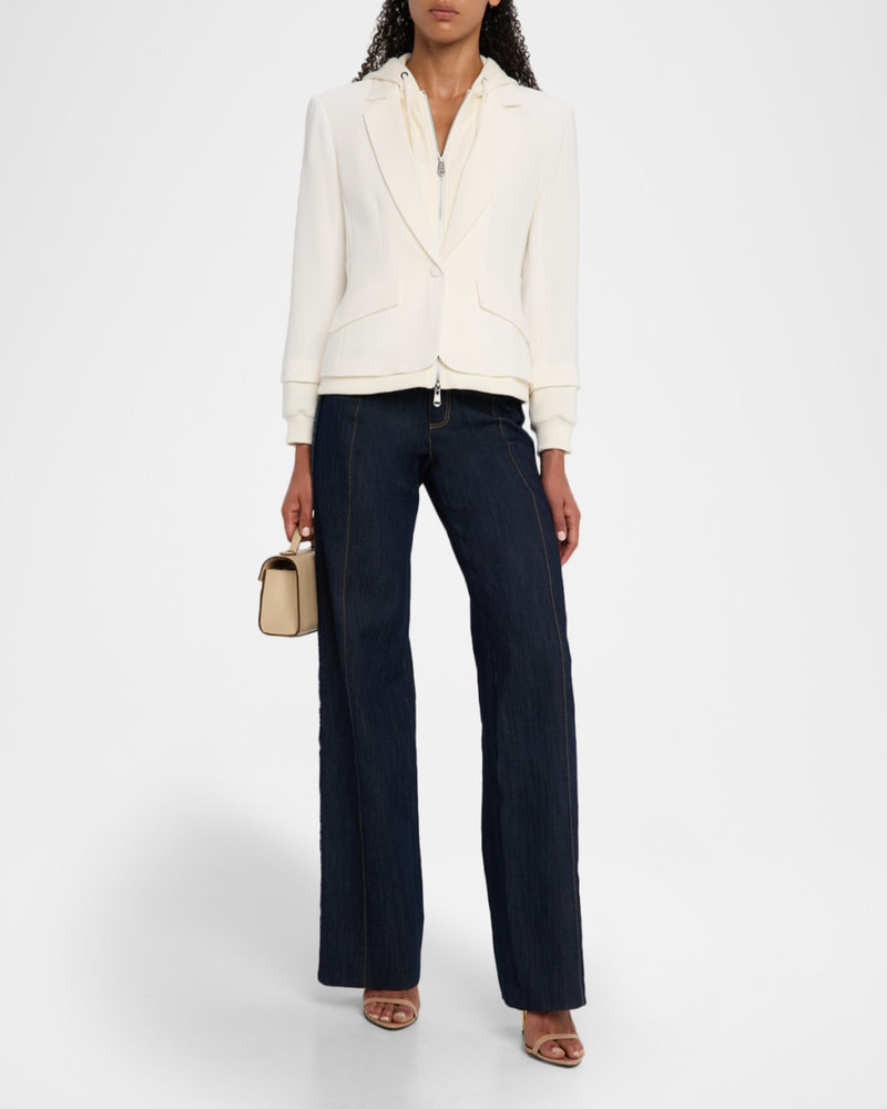 Cinq à Sept Khloe Le Petit Zip-Front Blazer outlook
