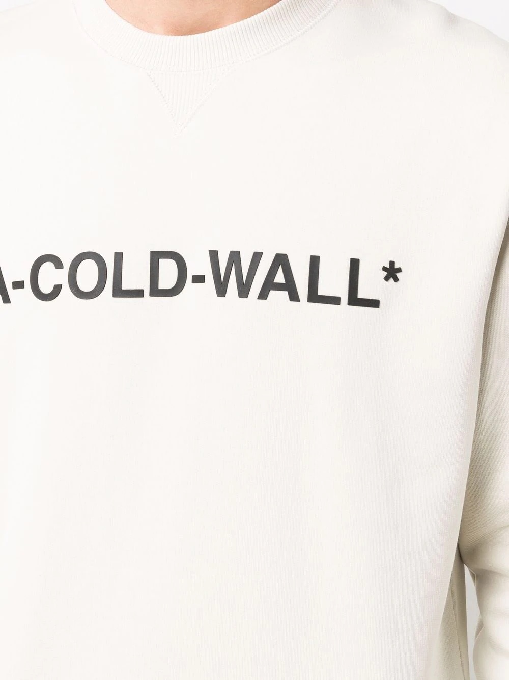 logo-print cotton sweatshirt - 5