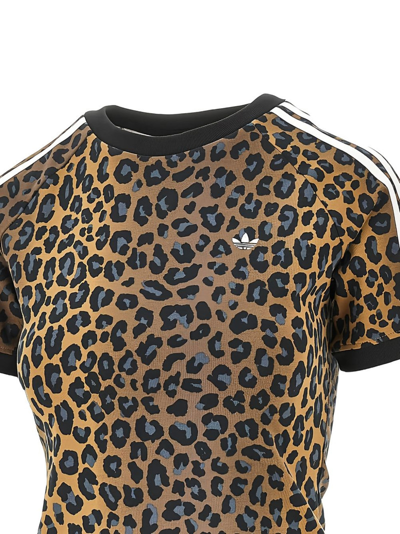 adidas Cali leopard-print T-shirt outlook