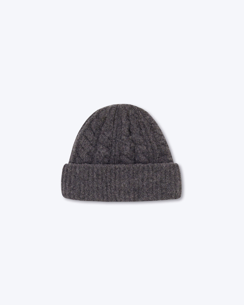 CLIVE - Cashmere hat - Charcoal 1