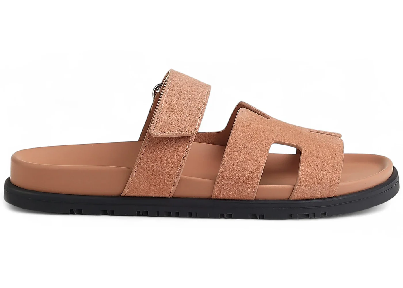 Hermes Chypre Sandal Nude Suede Goatskin (Women's) - 1