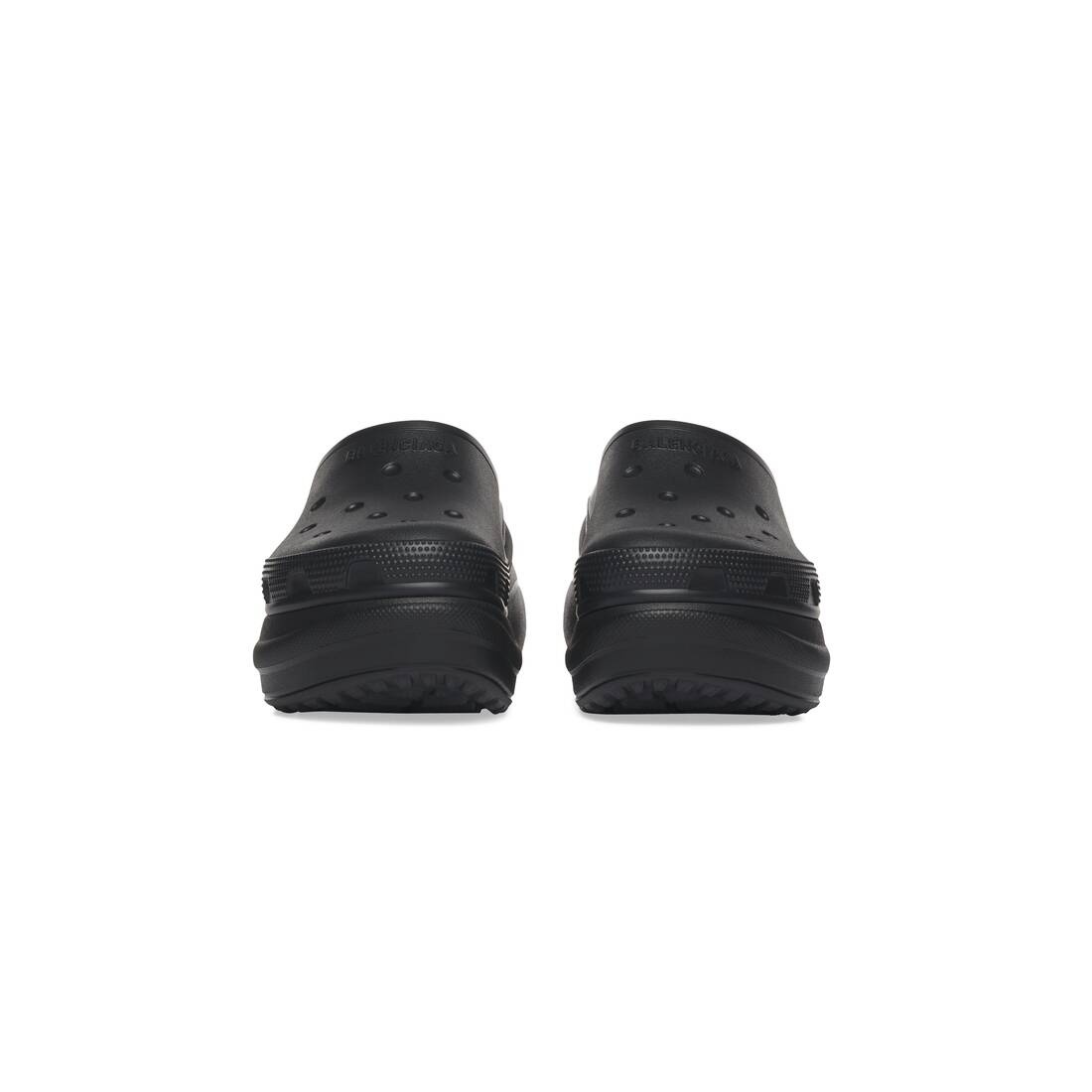 BALENCIAGA Men's Crocs™ Mule in Black | REVERSIBLE