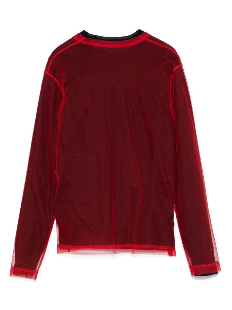 Comme Des Garçons mesh top outlook