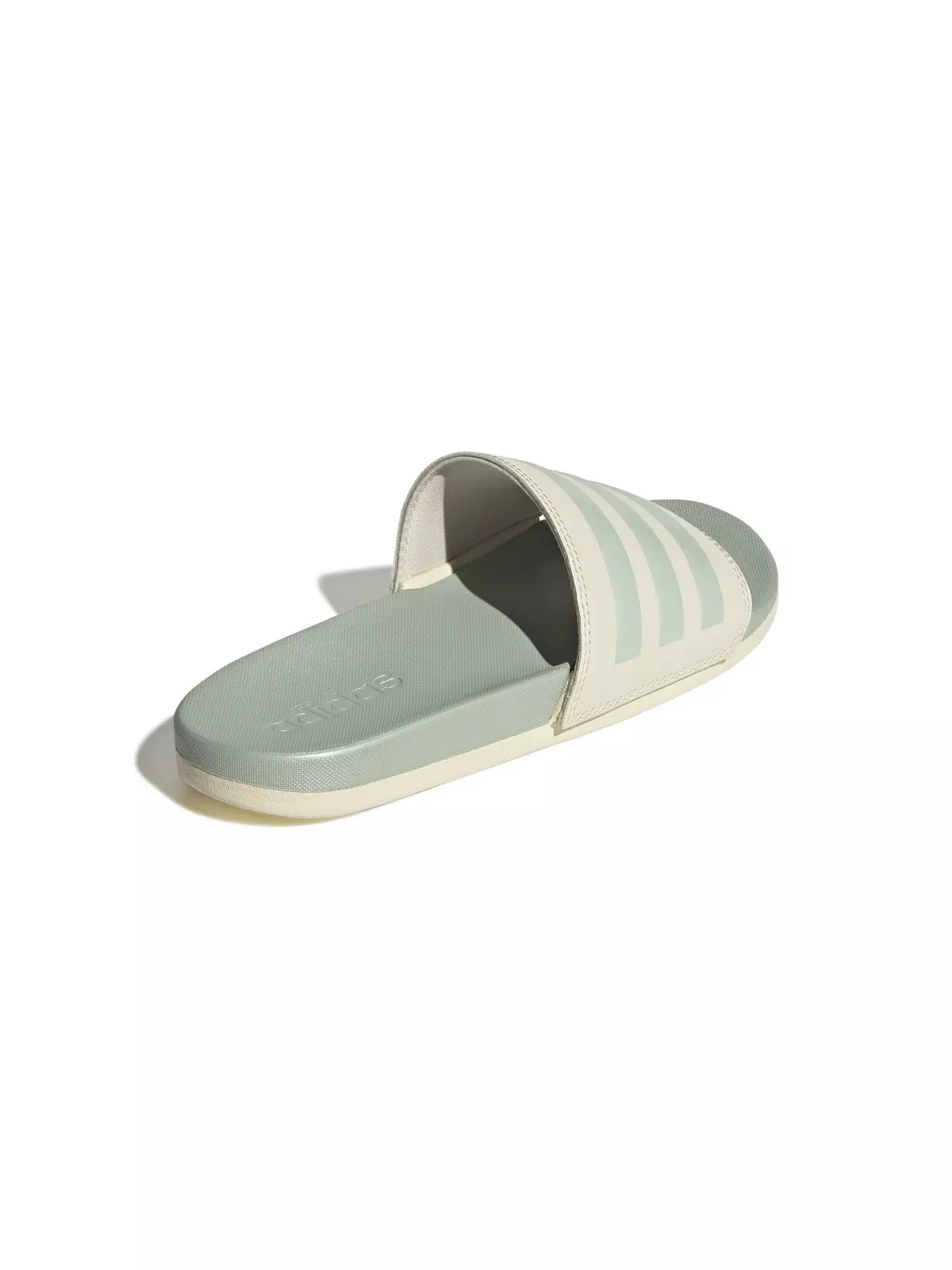 Adilette Comfort "Wonder White/Linen Green Metallic" Women's Slide - 4