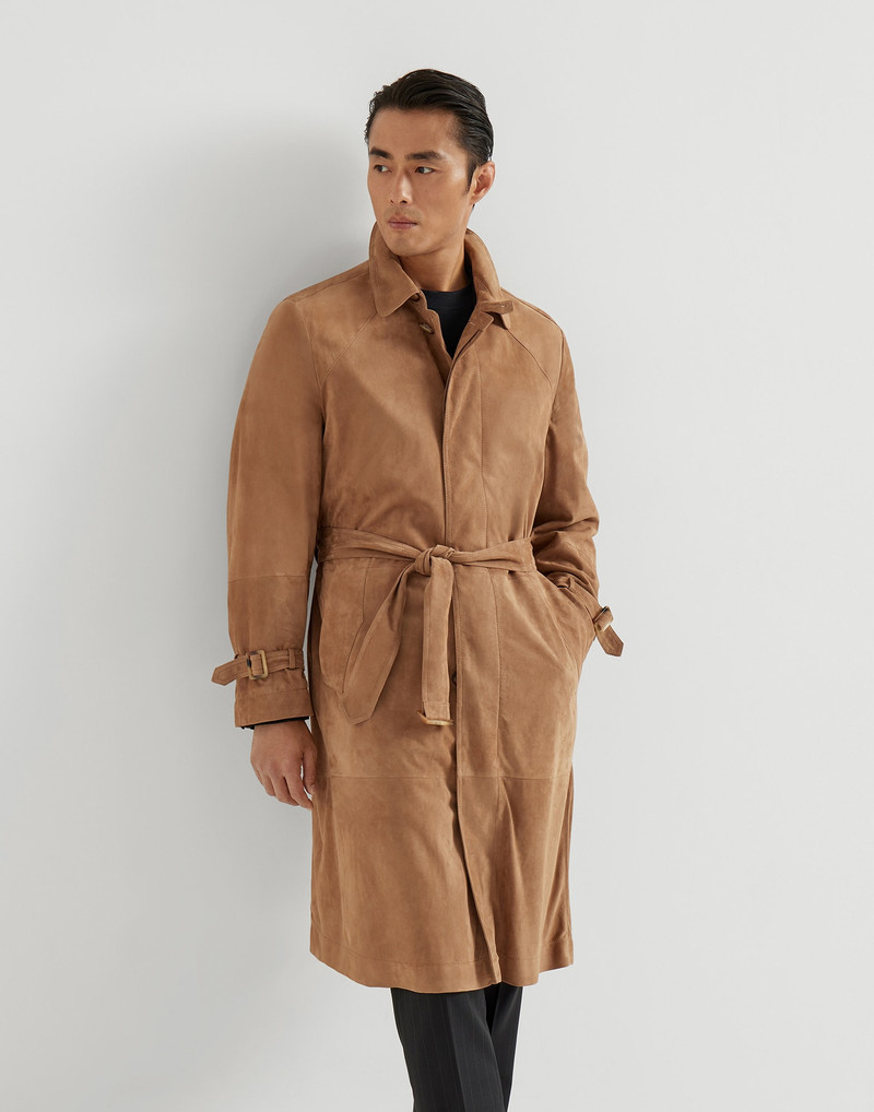 Suede unlined trench 5