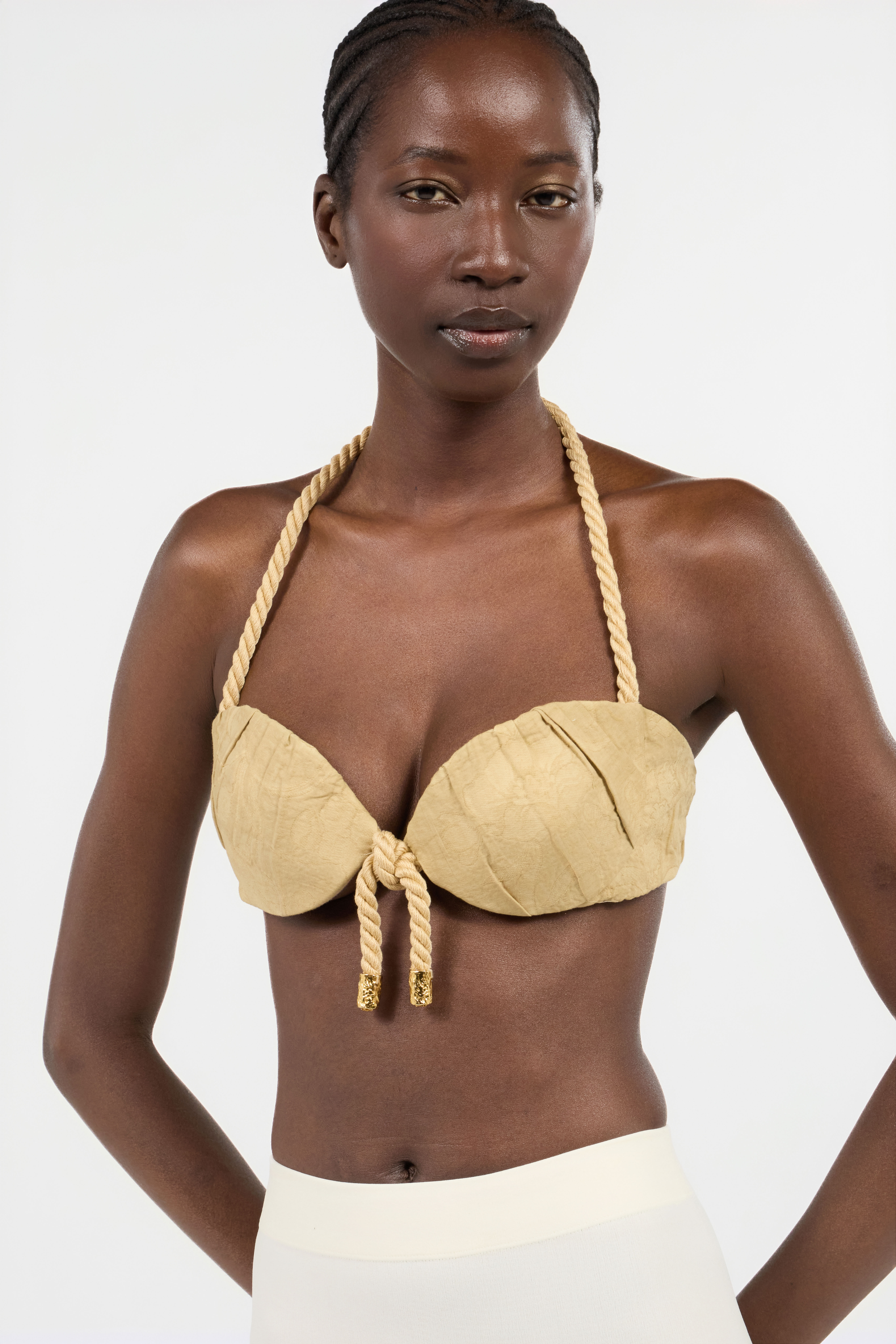 Sand Bralette Top with Rope Detail - 6