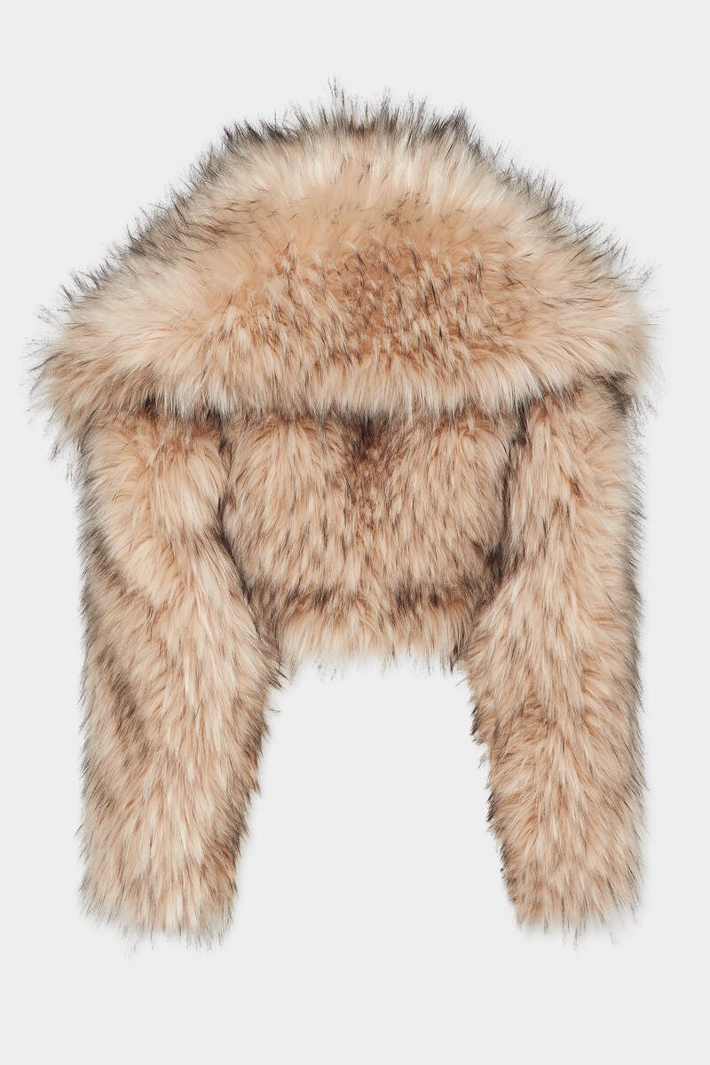 FAUX FUR DONUT JACKET - 2