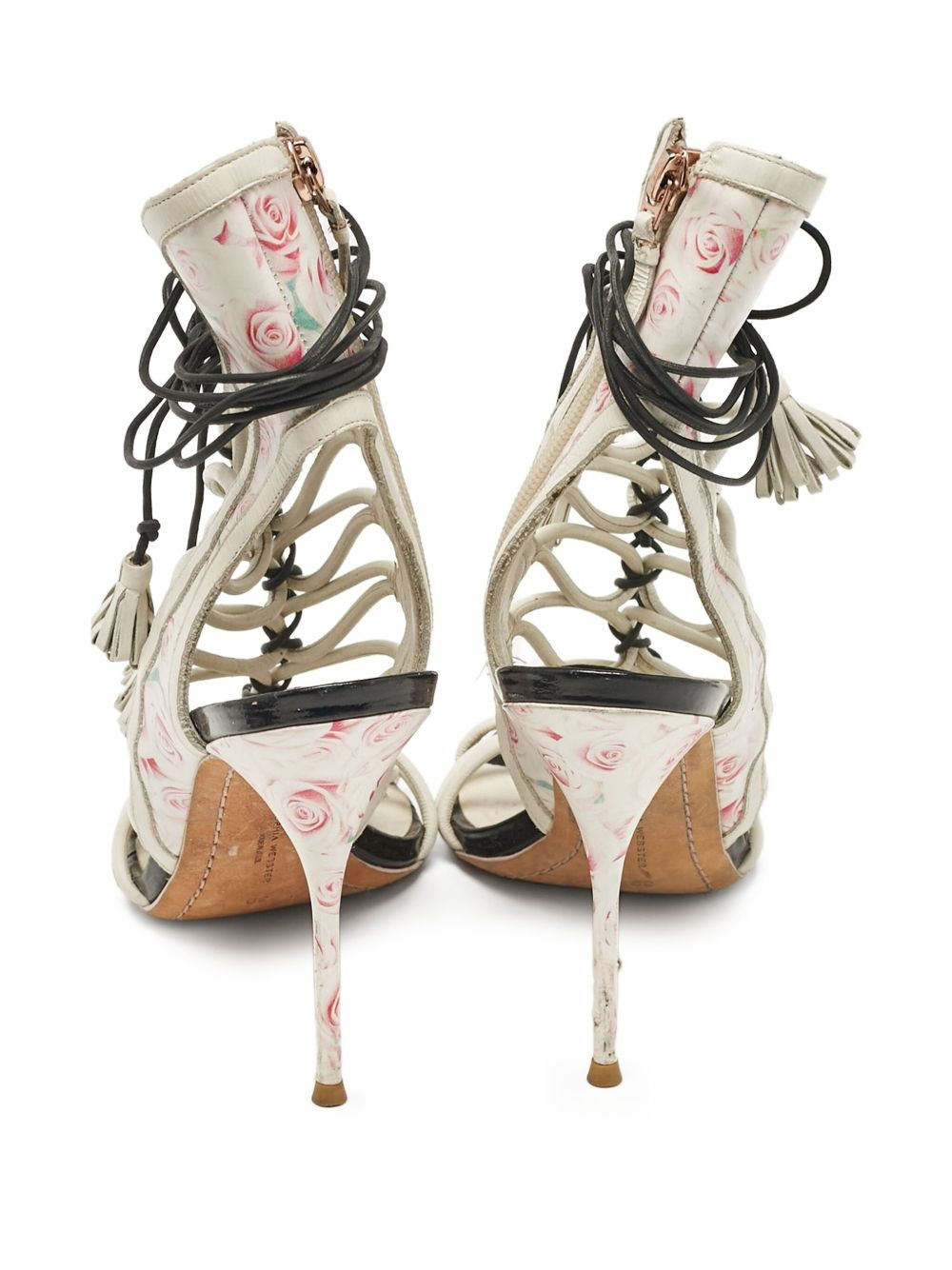 strappy heeled sandals - 3