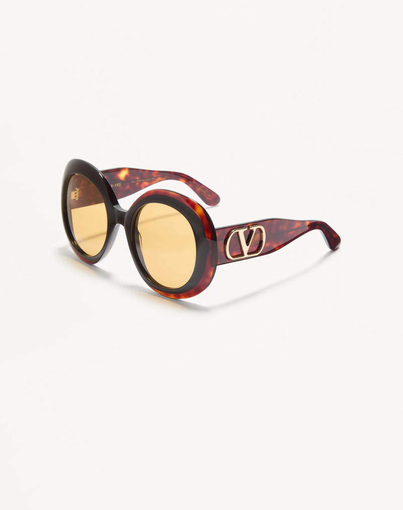 DRAMATIC ROUND 1960S ACETATE EYEWEAR 3
