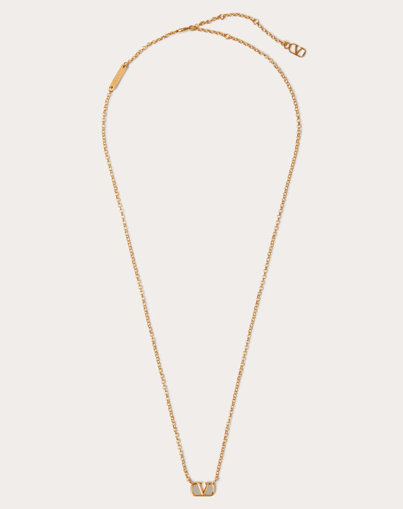 VLOGO SIGNATURE METAL NECKLACE 1