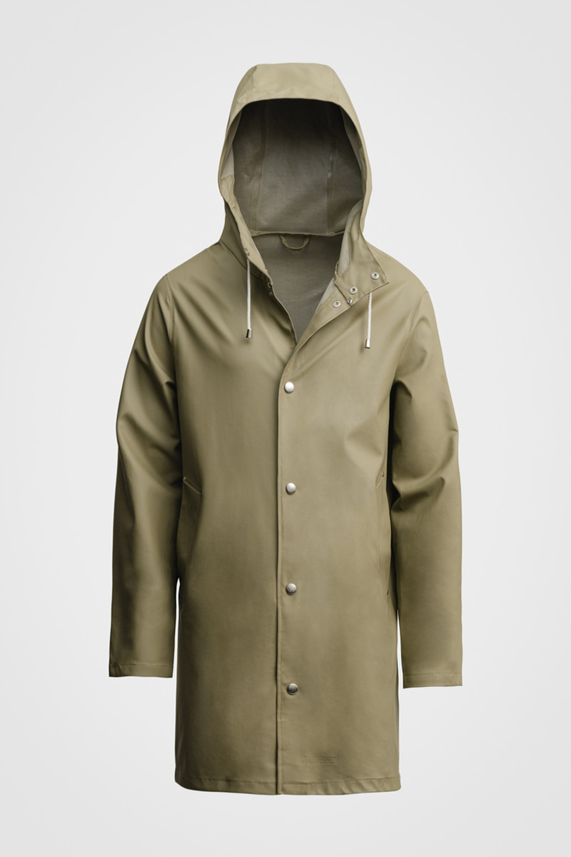 Stutterheim Stockholm Lightweight Raincoat Aloe outlook