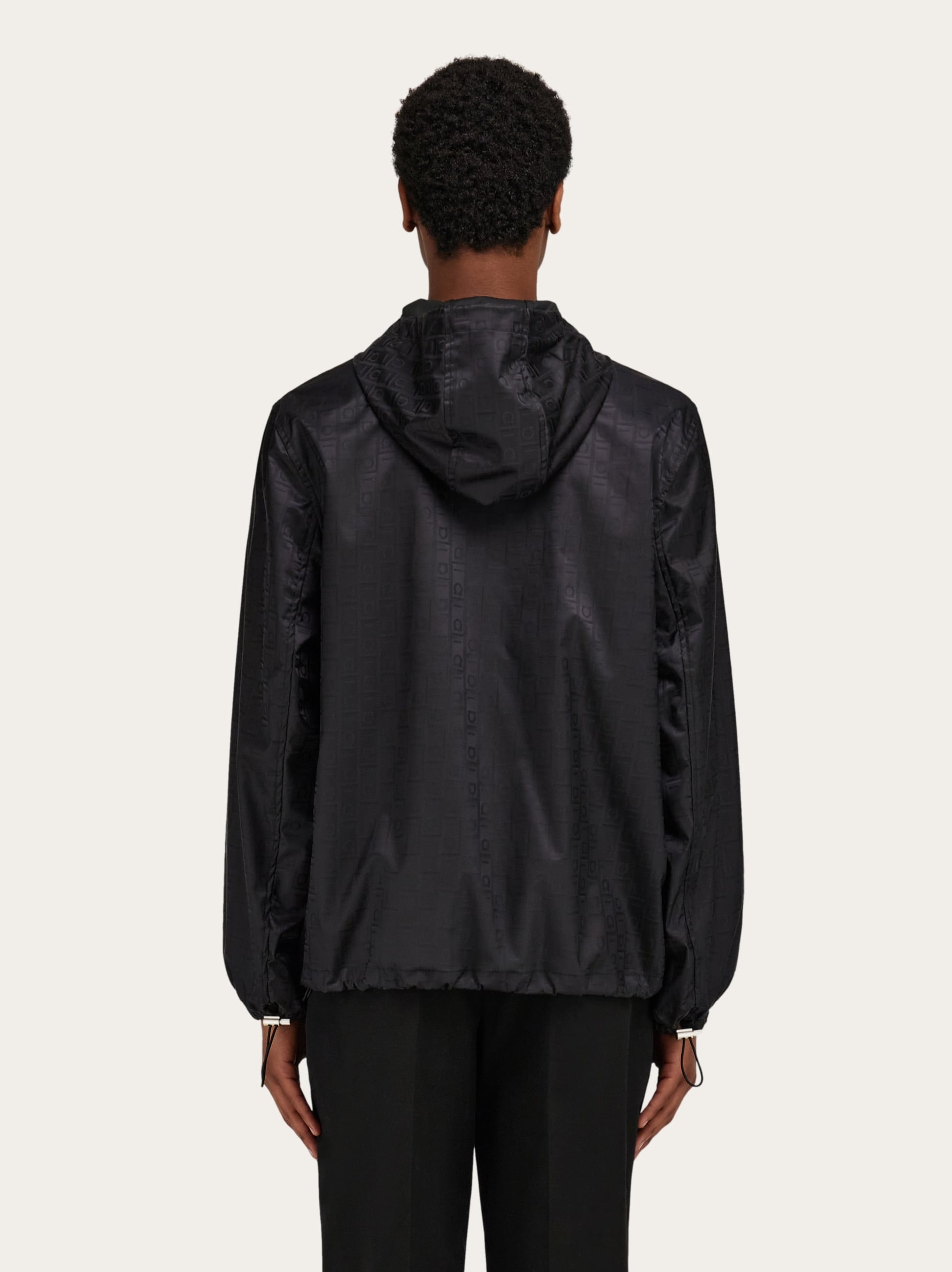 Windbreaker with Ferragamo Monogram - 3